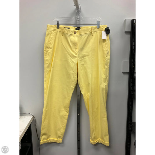 Pants Chinos & Khakis By Talbots In Yellow, Size: 12