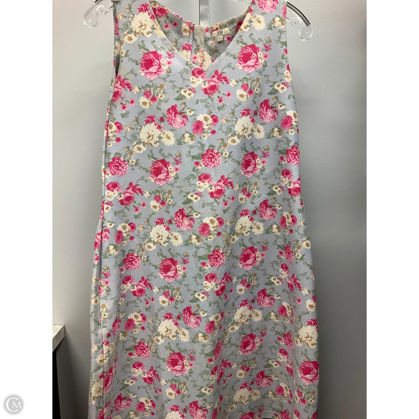 Dress Casual Short By Clothes Mentor In Floral Print, Size: L