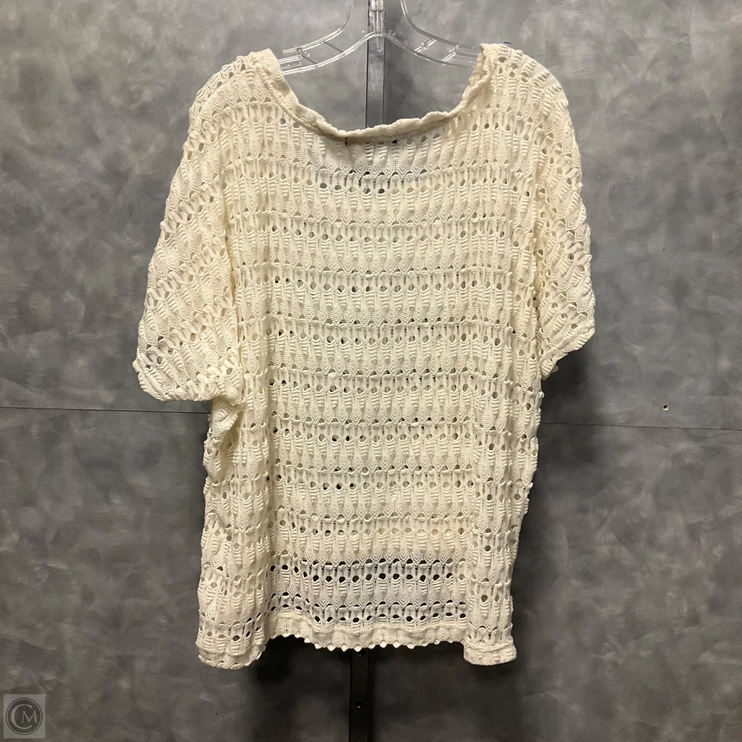 Top Short Sleeve By Sanctuary In Cream, Size: L