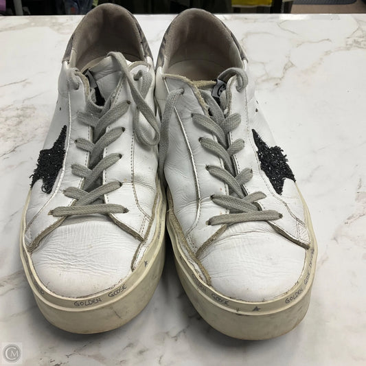 Shoes Luxury Designer By Golden Goose In White, Size: 9
