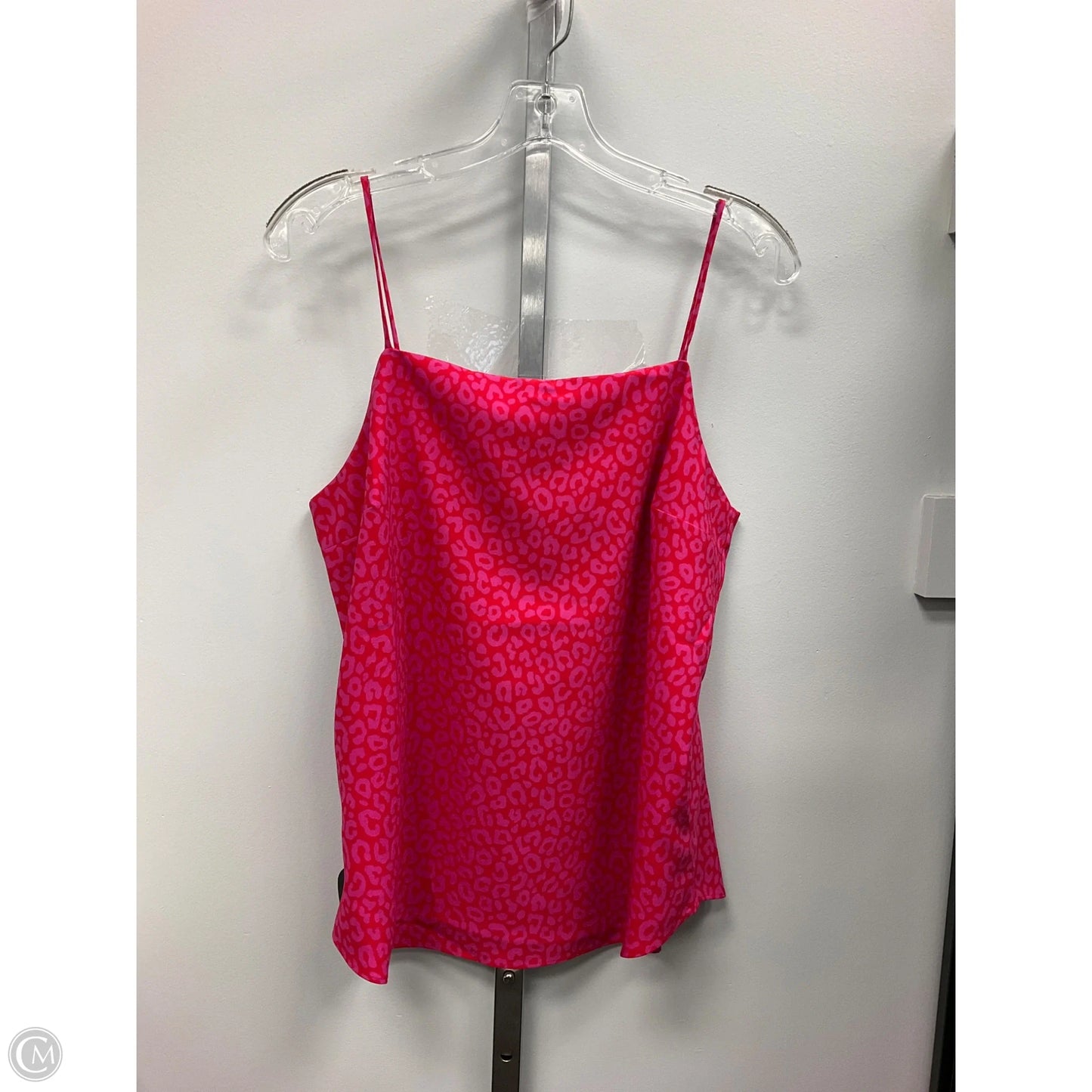 Top Sleeveless By Ann Taylor In Pink & Red, Size: Mp