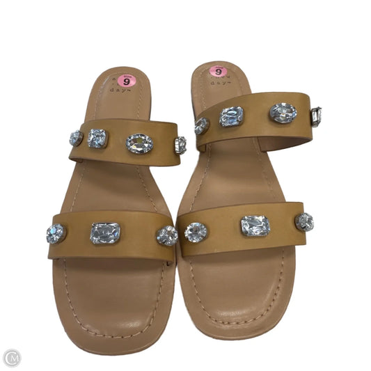 Sandals Flats By A New Day In Brown, Size: 9