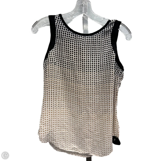 Top Sleeveless By White House Black Market In Black & White, Size: Xs