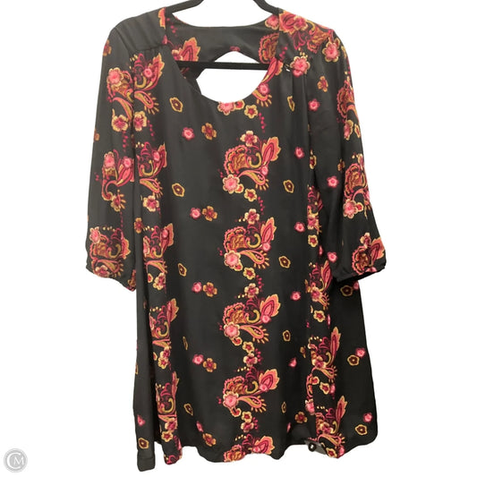 Dress Casual Short By Eci In Floral Print, Size: M