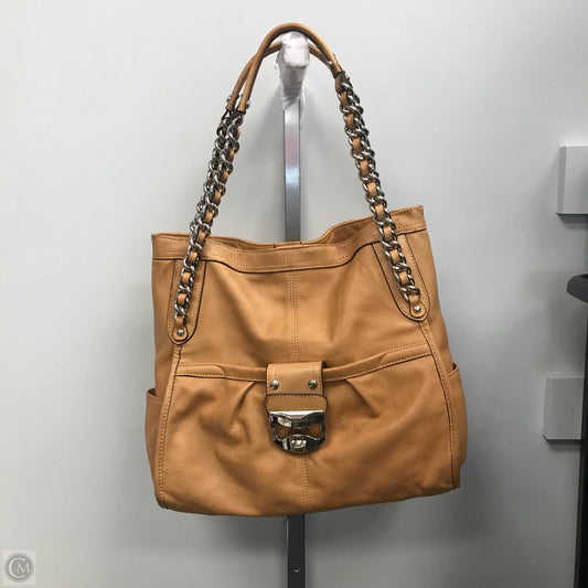 Handbag Leather By B. Makowsky, Size: Large