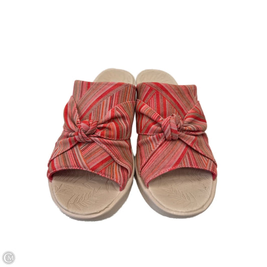 Sandals Wedge By Life Stride In Orange, Size: 8