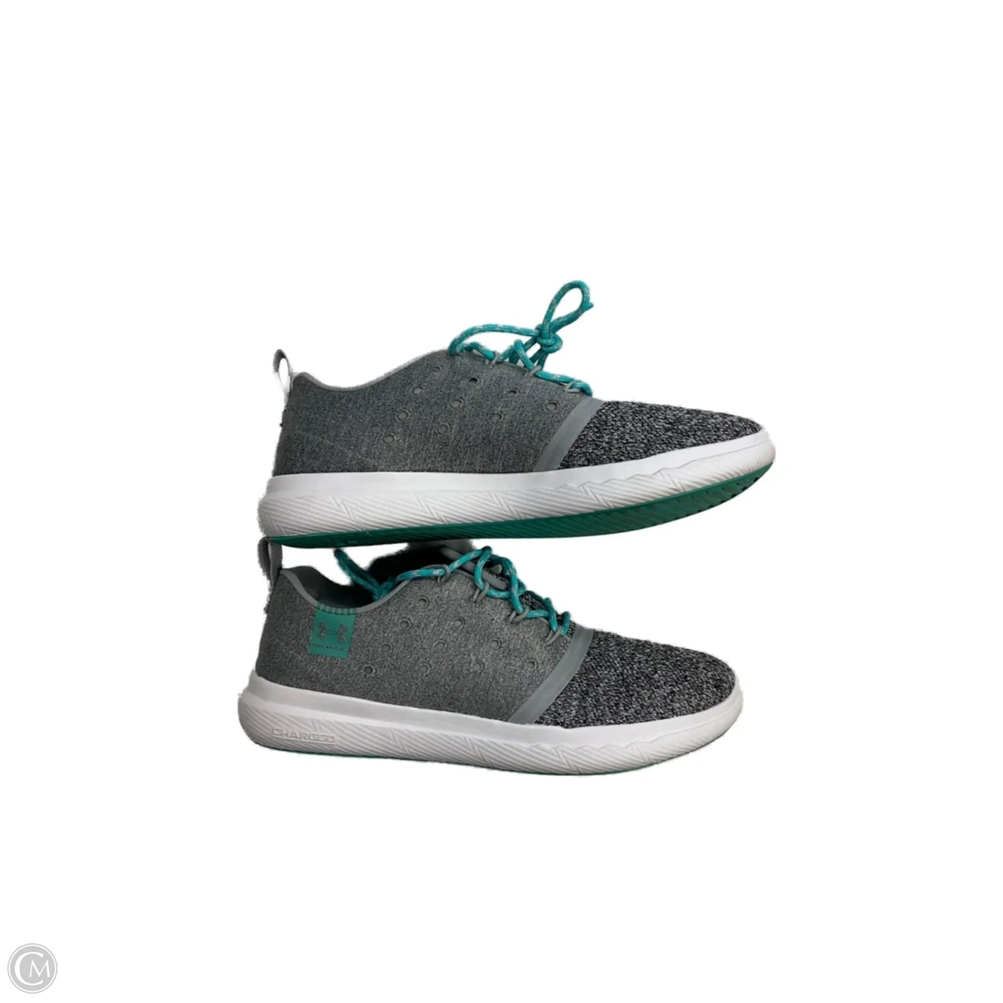 Shoes Sneakers By Under Armour In Grey, Size: 8.5