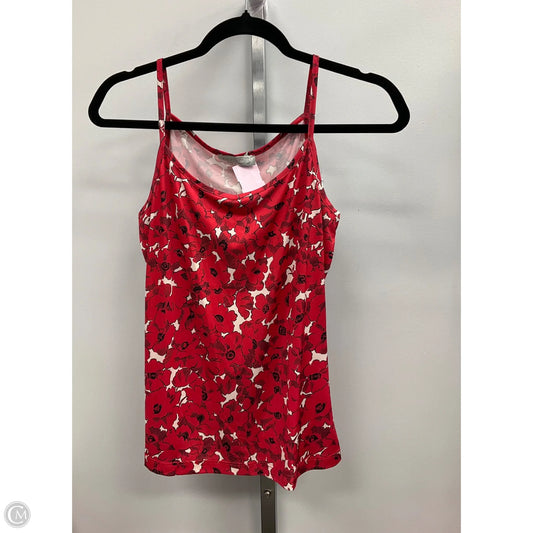 Top Cami By Cmb In Red & White, Size: M