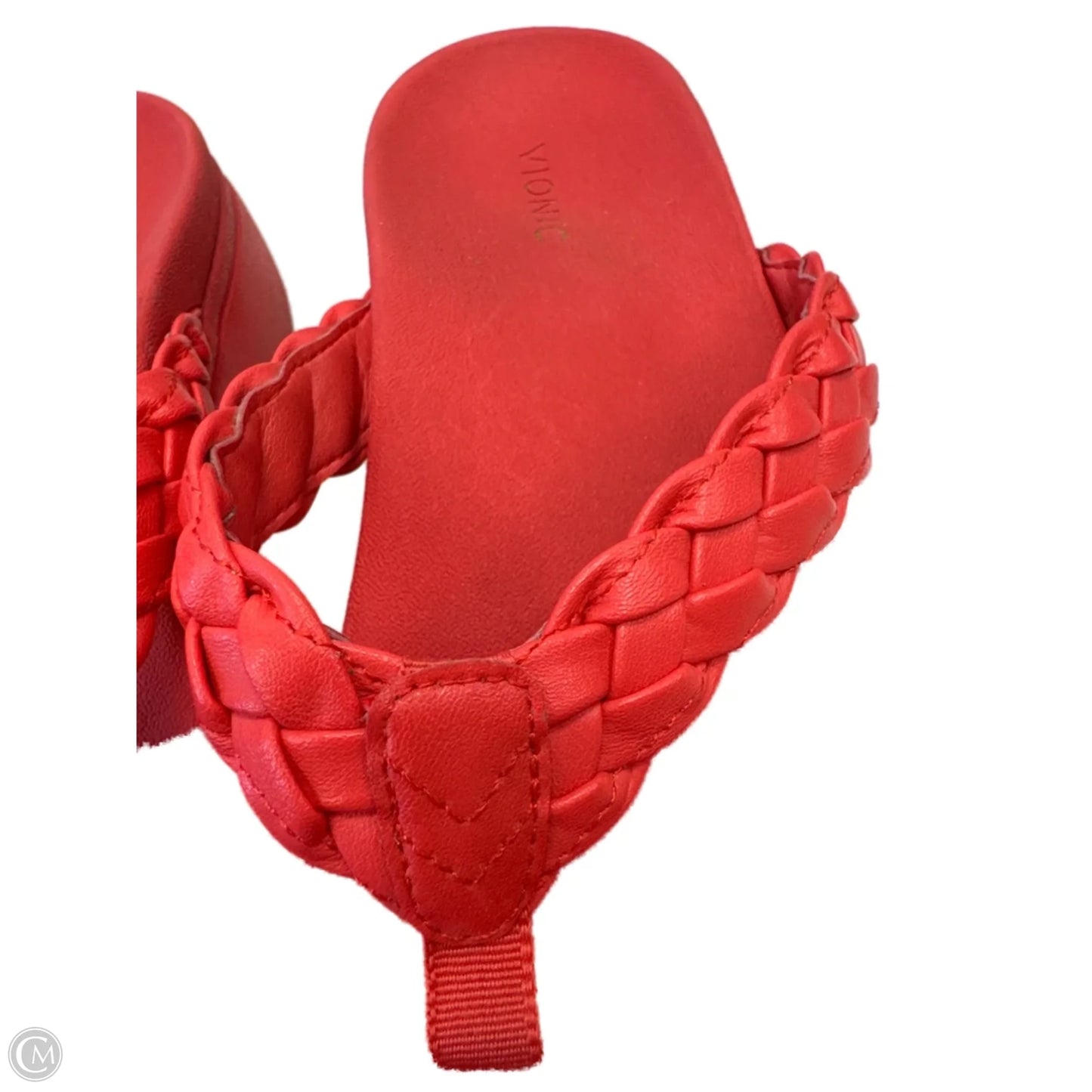 Sandals Flip Flops By Vionic In Orange, Size: 8