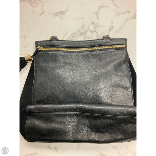 Handbag Leather By Margot, Size: Medium