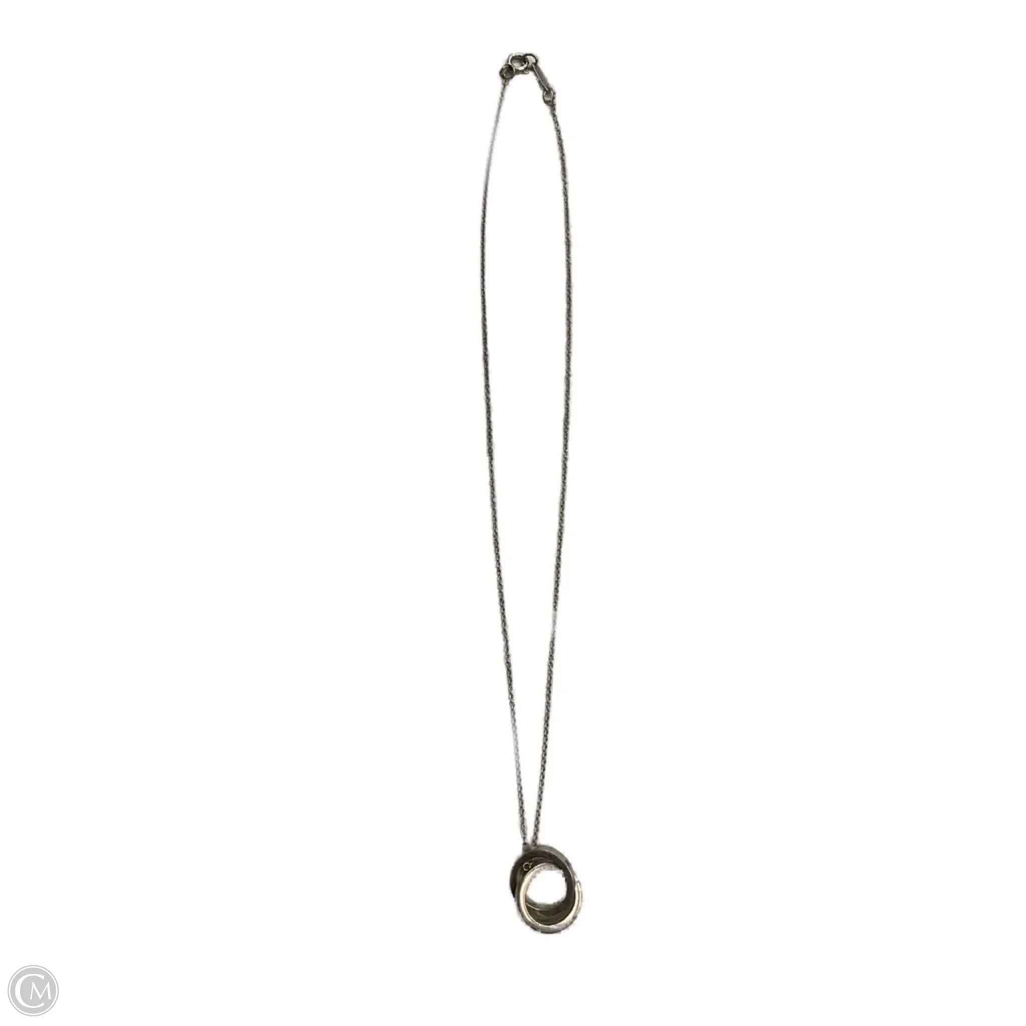 アクセサリー LARRY SMITH BAMBOO CIRCULAR PENDANT Larry Smith Silver Bamboo Circular Pendant NL-0167 – Second