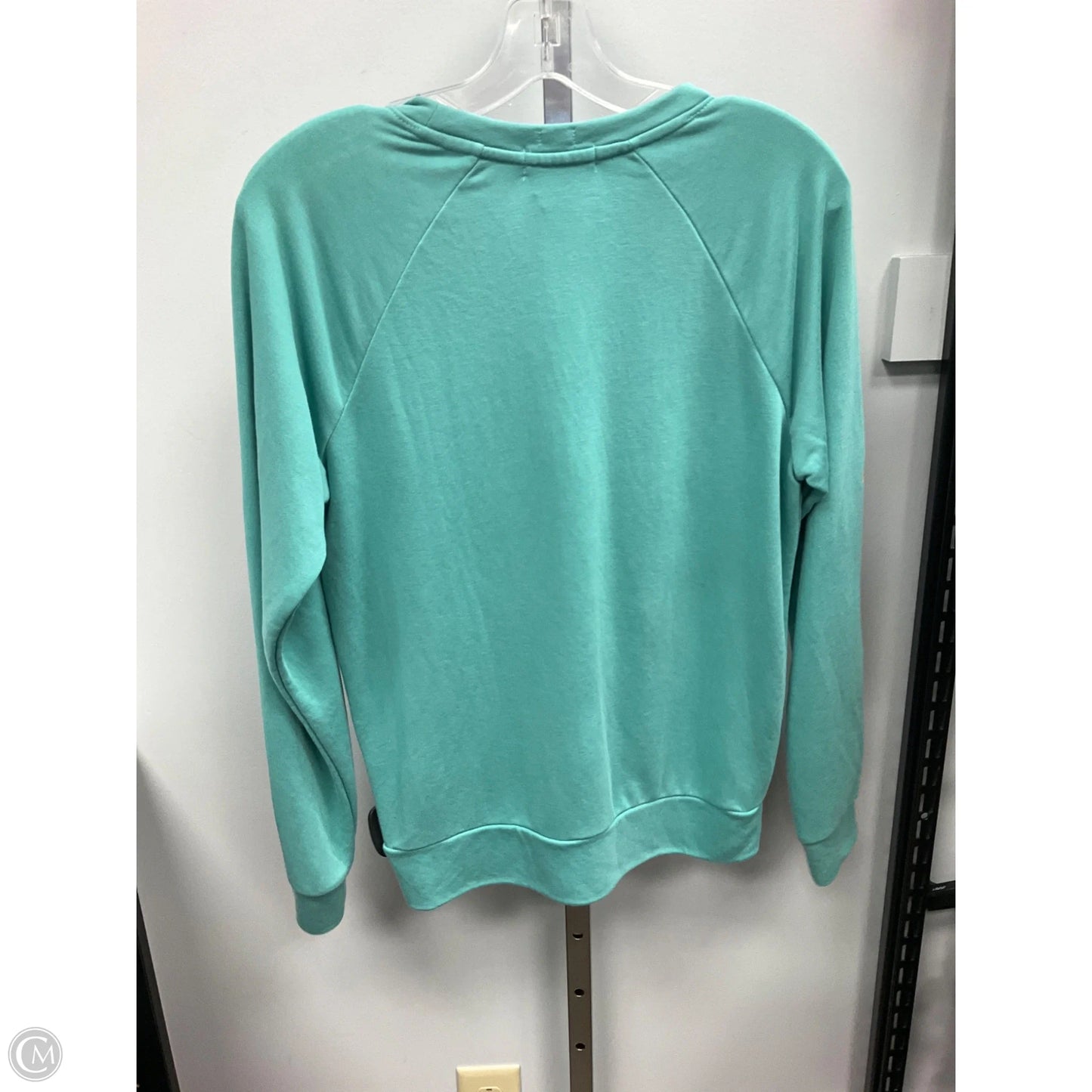 Athletic Top Long Sleeve Crewneck By Cmc In Green, Size: S