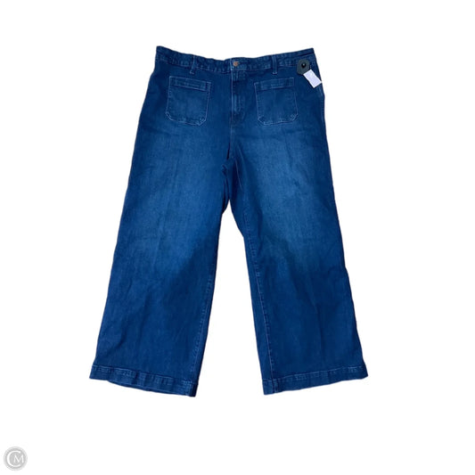Jeans Wide Leg By Old Navy In Blue Denim, Size: 22