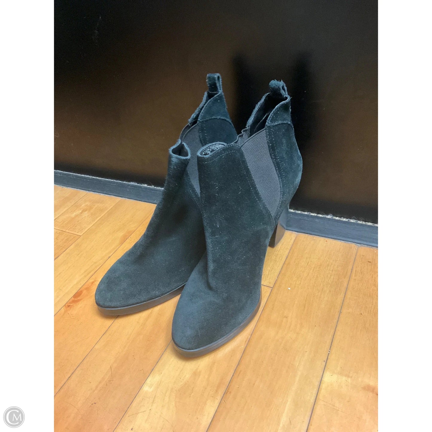 Boots Ankle Heels By Marc Fisher In Black, Size: 8