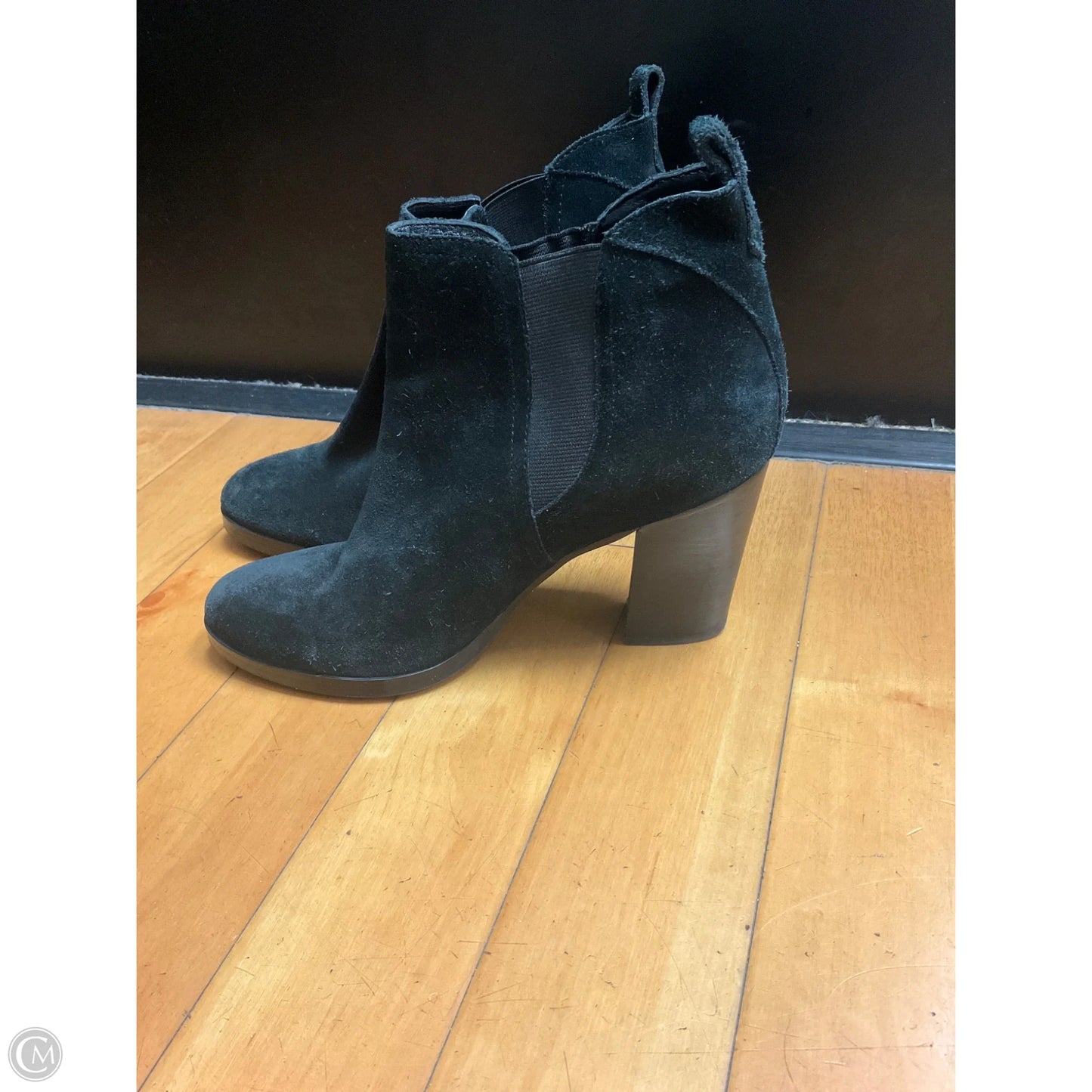 Boots Ankle Heels By Marc Fisher In Black, Size: 8