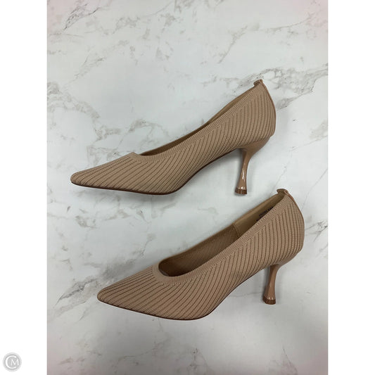 Shoes Heels Kitten By Cushionaire In Tan, Size: 8.5