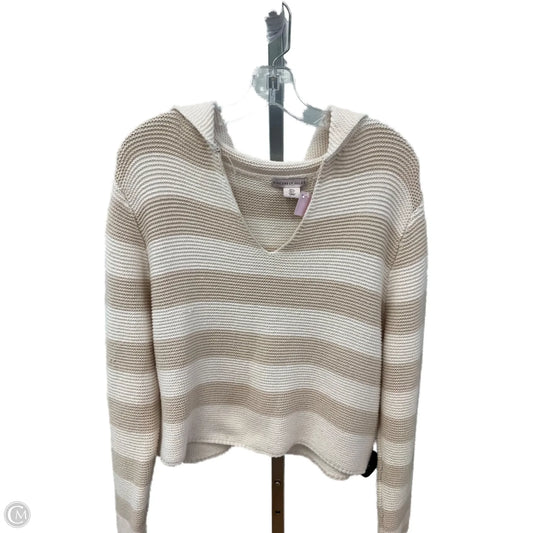 Sweater By Clothes Mentor In Cream & Tan, Size: L