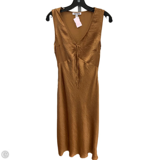 Dress Casual Maxi By Steve Madden In Bronze, Size: M