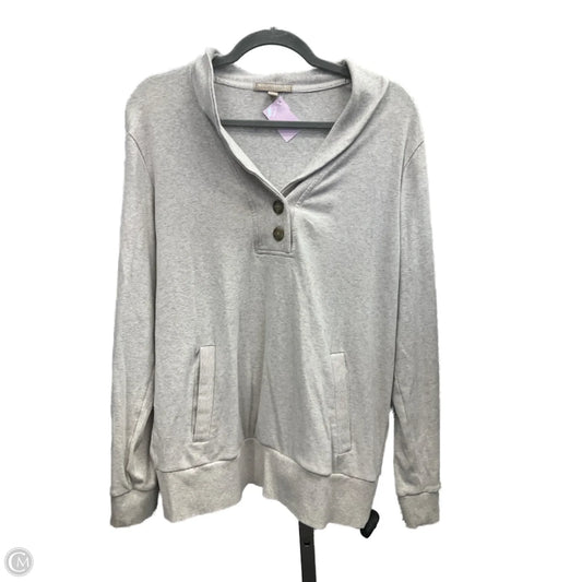 Top Long Sleeve By Banana Republic In Beige, Size: L