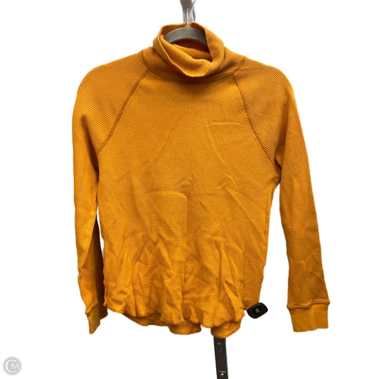 Top Long Sleeve By Everlane In Yellow, Size: M