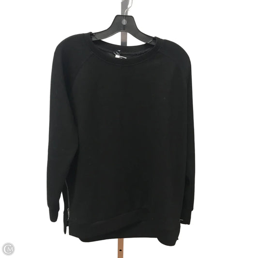 Top Long Sleeve By Arabess In Black, Size: M