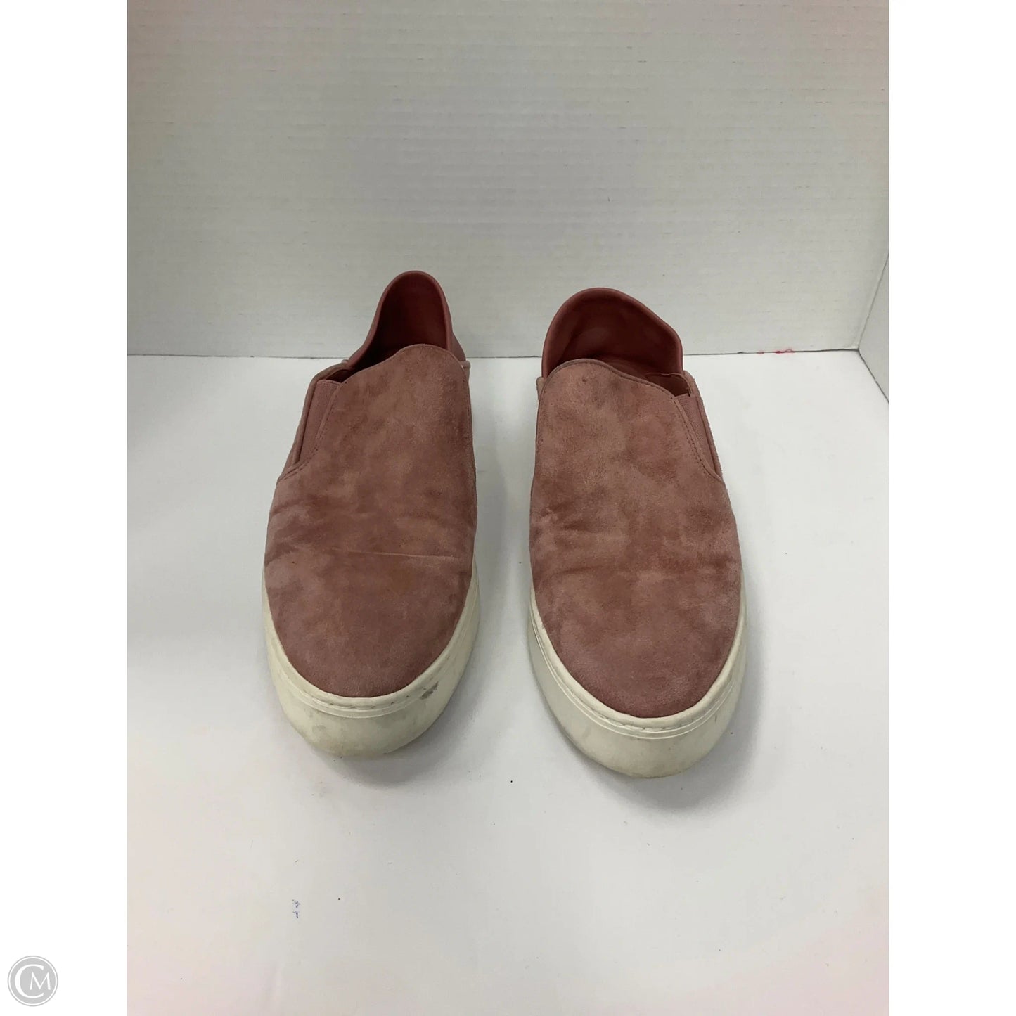 Shoes Heels Platform By Vince In Pink, Size: 7