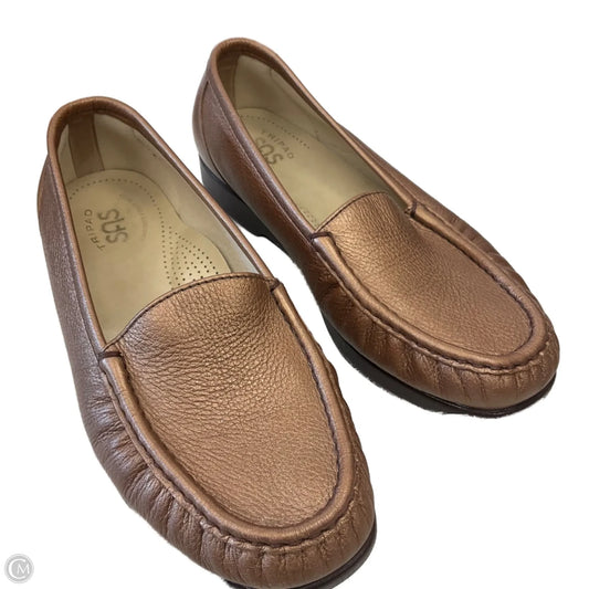 Shoes Heels Platform By Sas In Bronze, Size: 7.5