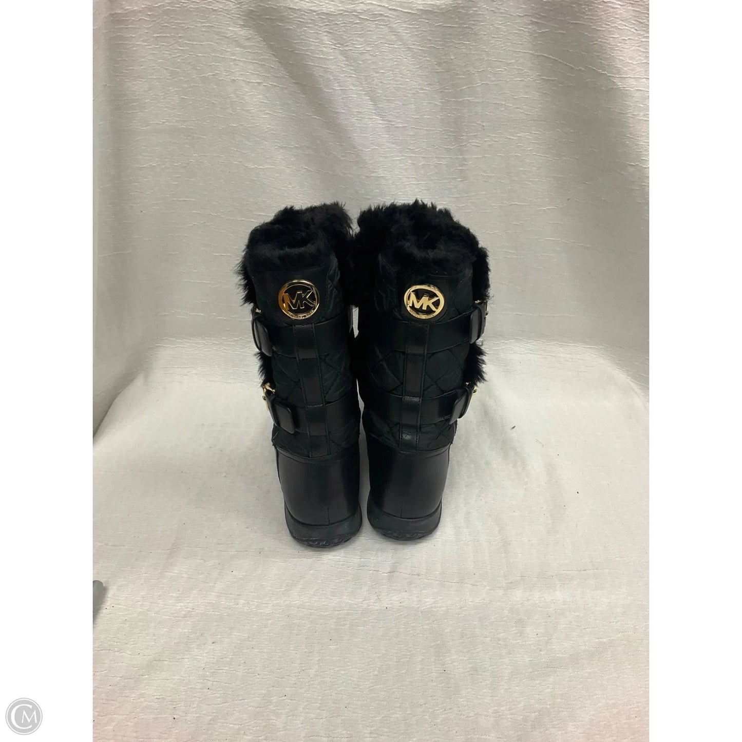 Boots Designer By Michael Kors In Black, Size: 8