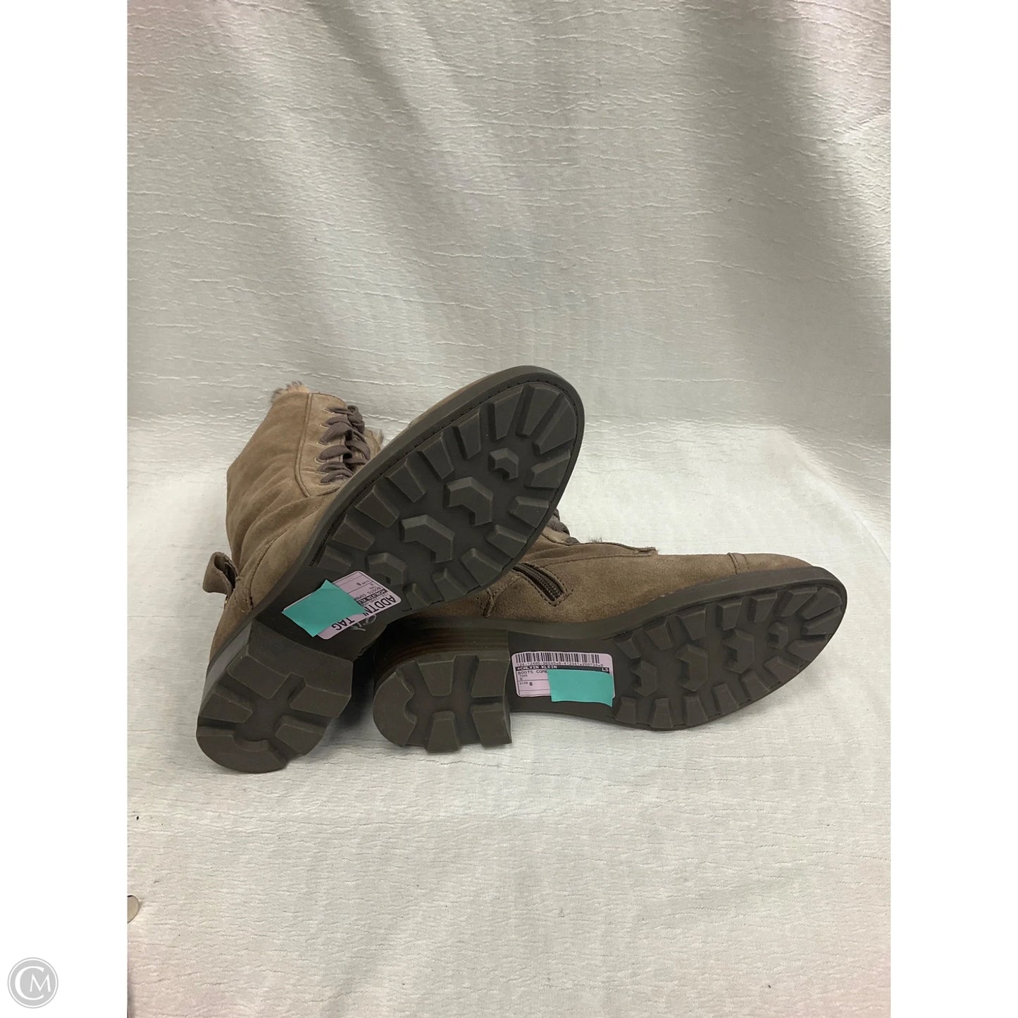 Boots Combat By Calvin Klein In Tan, Size: 8
