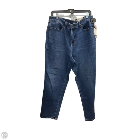 Jeans Boyfriend By Talbots In Blue Denim, Size: 18
