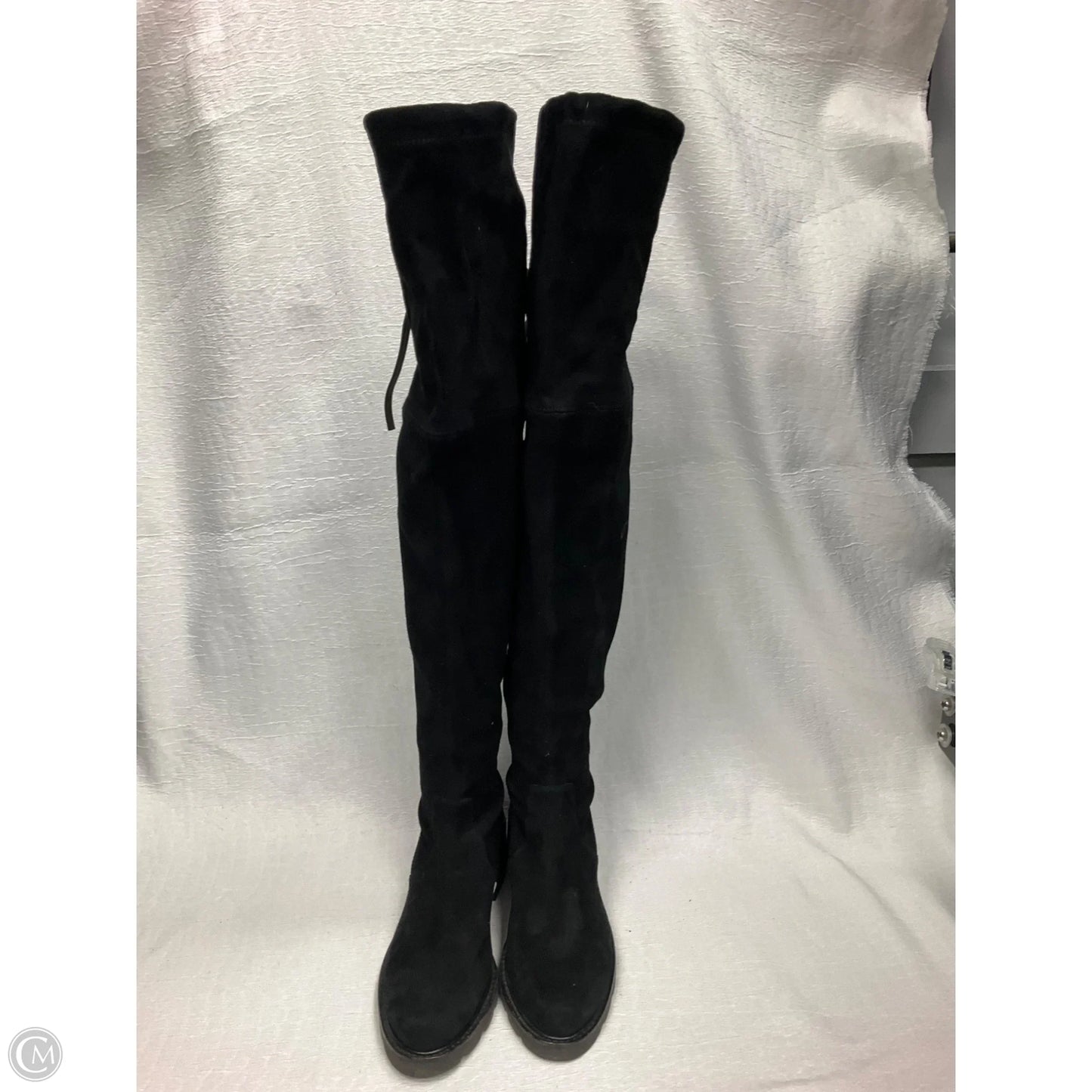 Boots Designer By Stuart Weitzman In Black, Size: 7