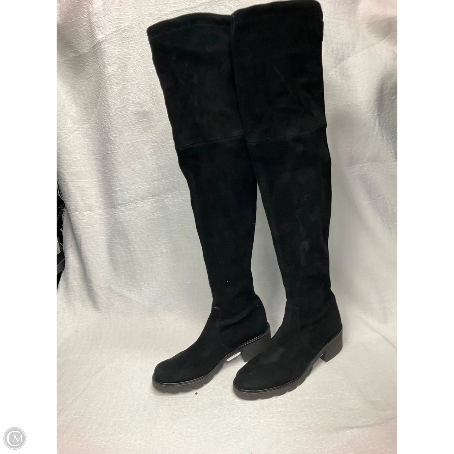 Boots Designer By Stuart Weitzman In Black, Size: 7