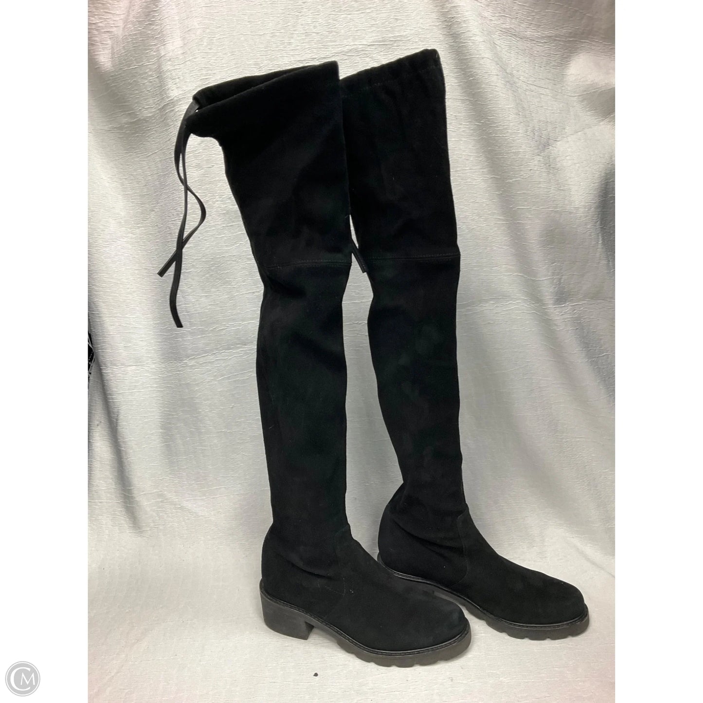 Boots Designer By Stuart Weitzman In Black, Size: 7