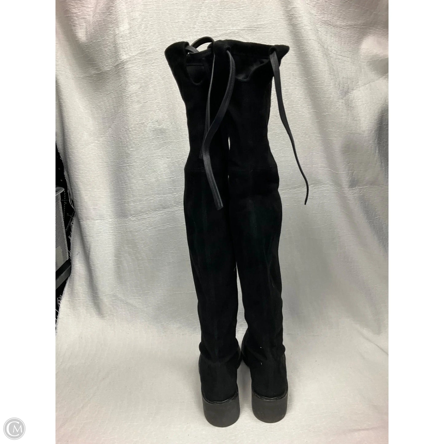 Boots Designer By Stuart Weitzman In Black, Size: 7