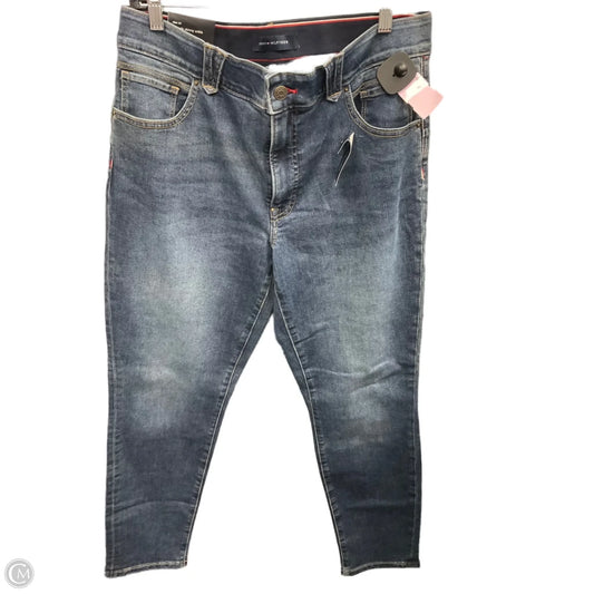 Jeans Cropped By Tommy Hilfiger In Blue Denim, Size: 14