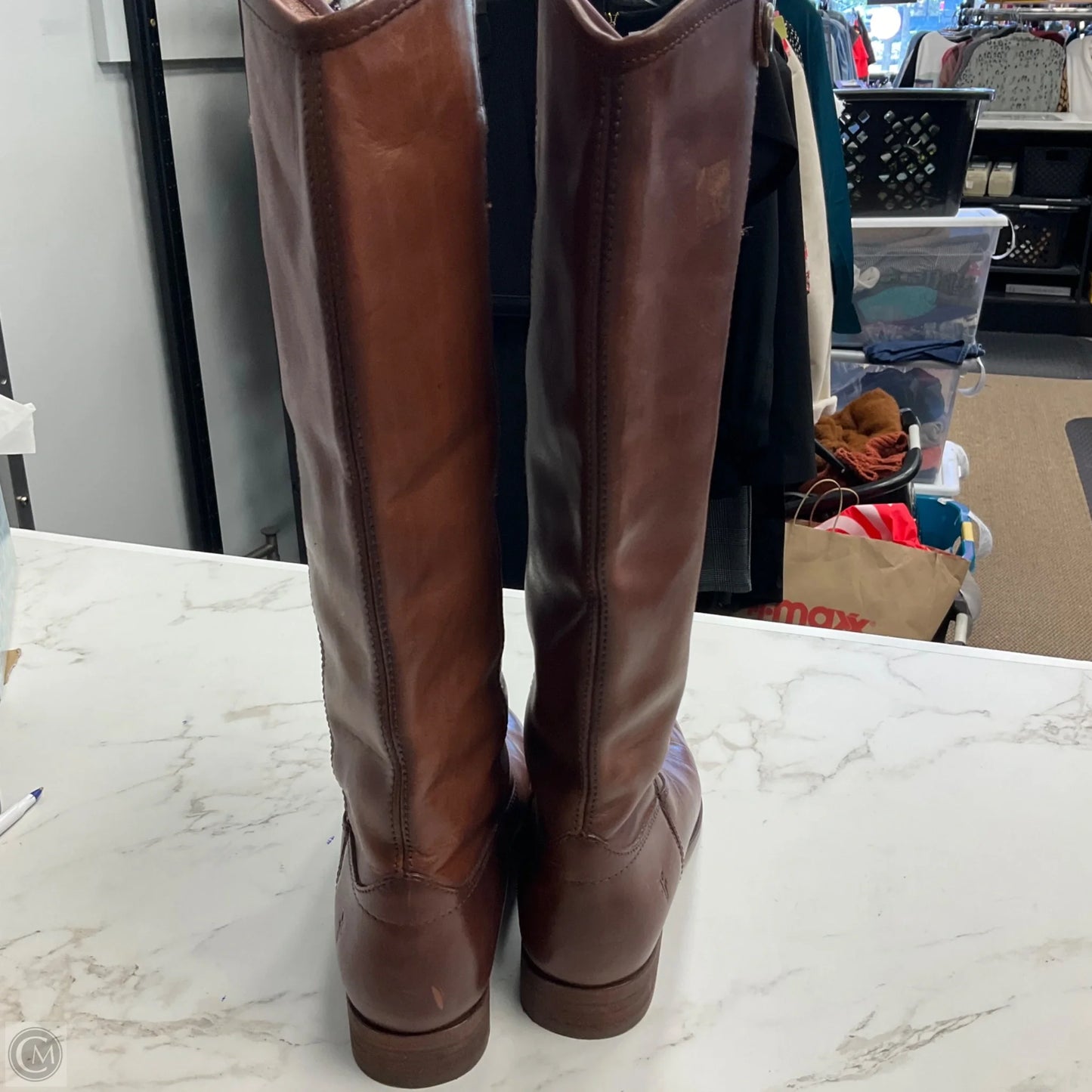 Boots Designer By Frye In Brown, Size: 8
