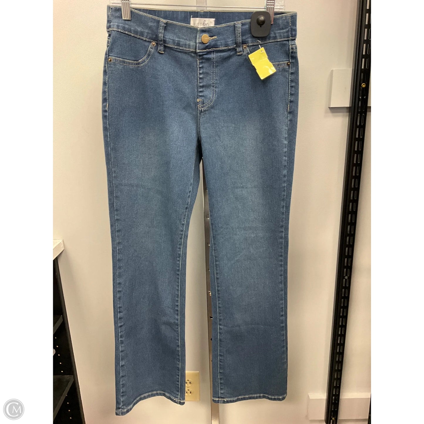 Jeans Flared By Clothes Mentor In Blue Denim, Size: L