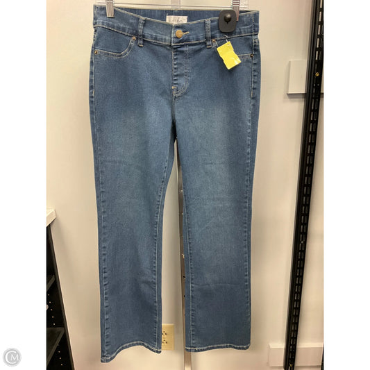 Jeans Flared By Clothes Mentor In Blue Denim, Size: L