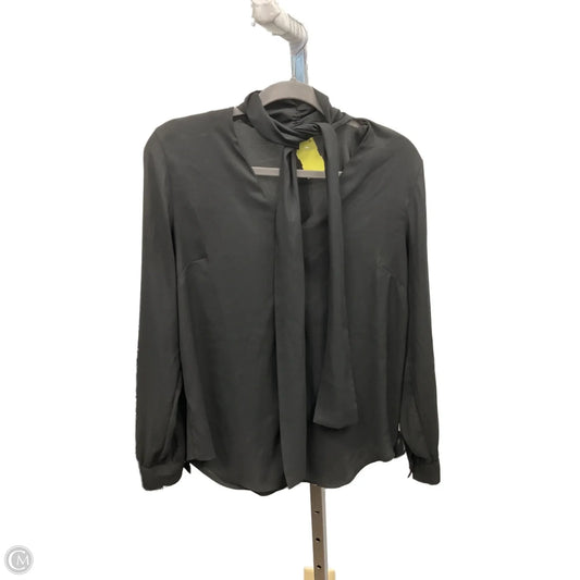 Top Long Sleeve By Ann Taylor In Black, Size: S
