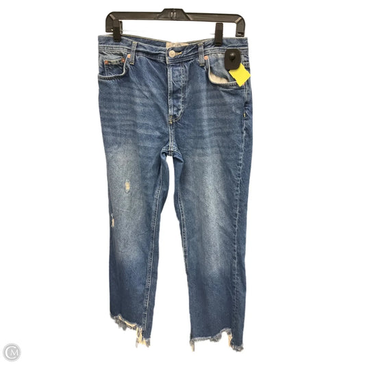 Jeans Wide Leg By We The Free In Blue Denim, Size: 6