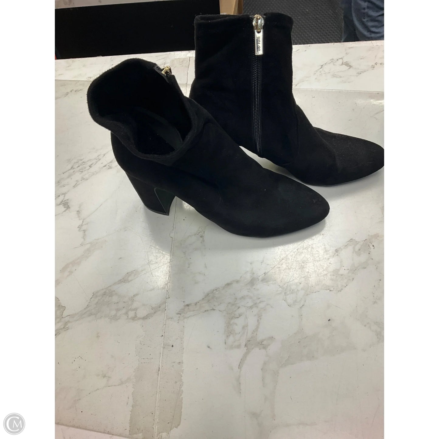 Boots Ankle Heels By Unisa In Black, Size: 6.5