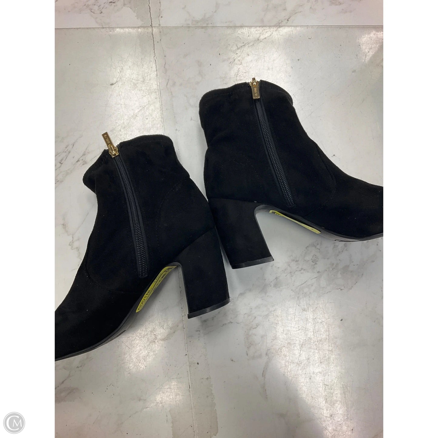 Boots Ankle Heels By Unisa In Black, Size: 6.5