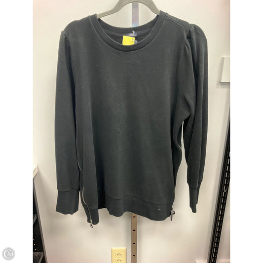 Top Long Sleeve By Gap In Black, Size: L