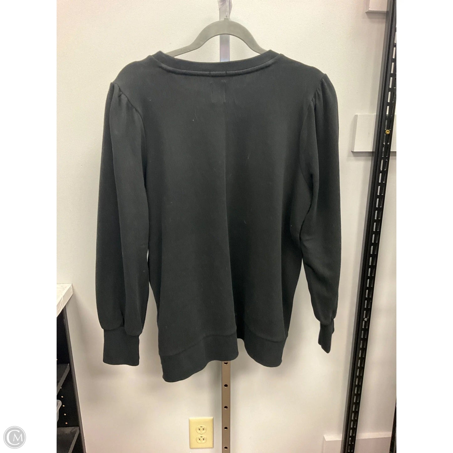 Top Long Sleeve By Gap In Black, Size: L