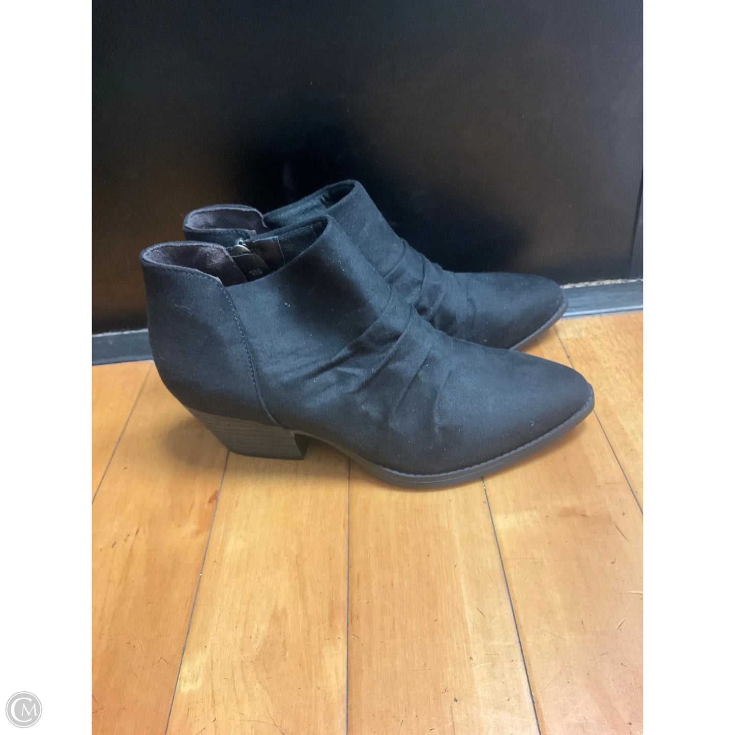 Boots Ankle Heels By Life Stride In Black, Size: 6