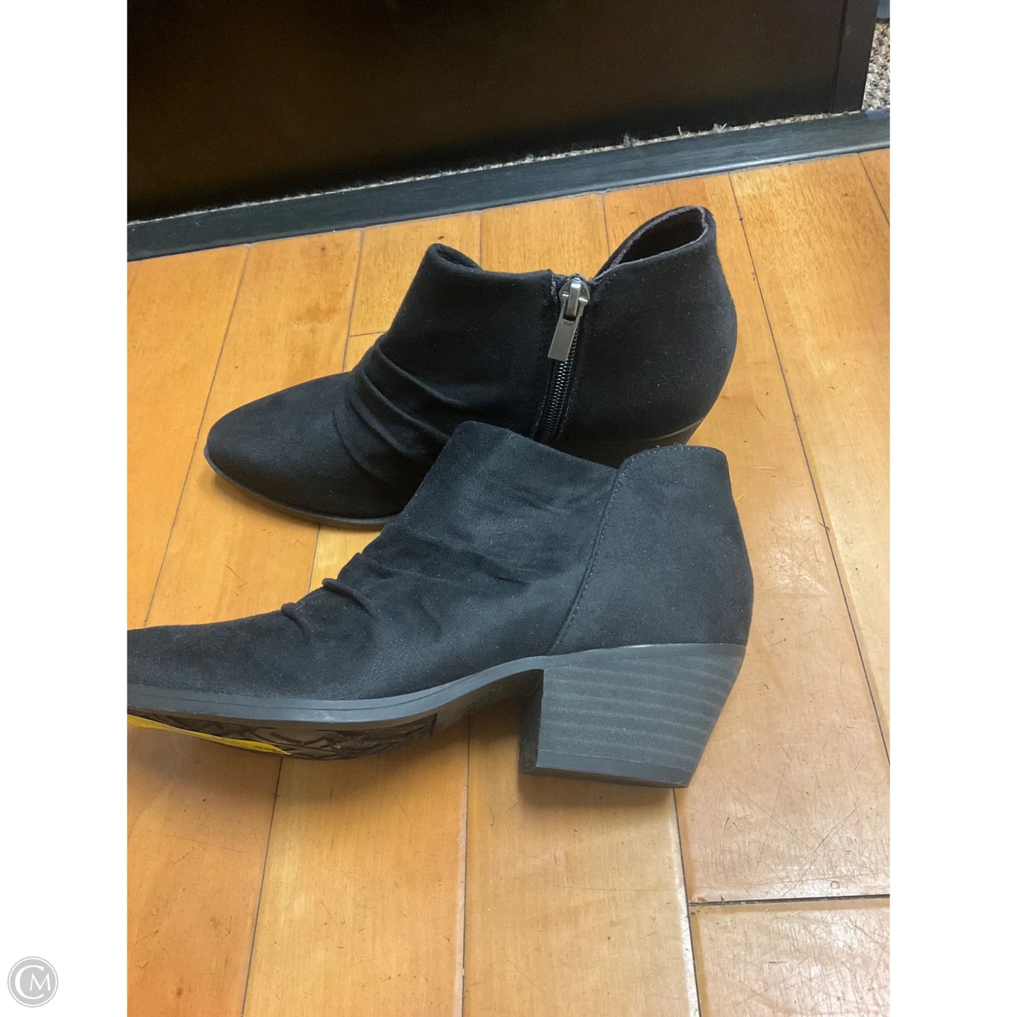 Boots Ankle Heels By Life Stride In Black, Size: 6