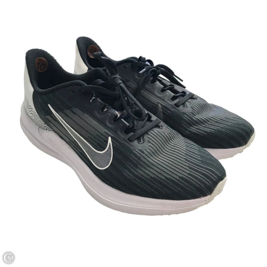 Shoes Athletic By Nike In Black & Grey, Size: 10