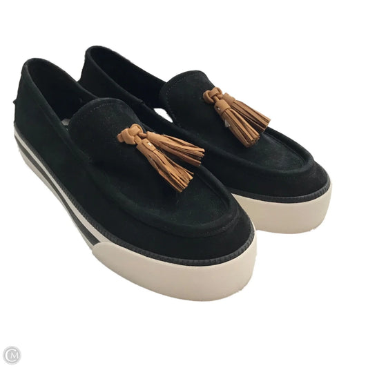 Shoes Heels Platform By Sperry In Black & White, Size: 10