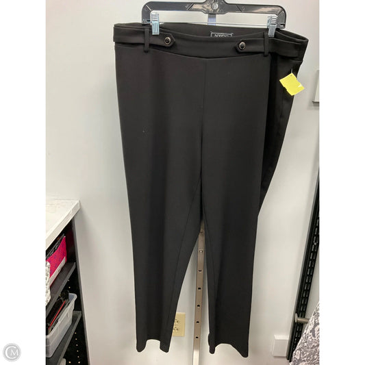 Pants Dress By Clothes Mentor In Black, Size: 18