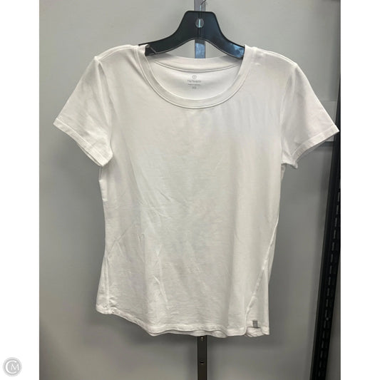 Top Short Sleeve Basic By Talbots In White, Size: Xs